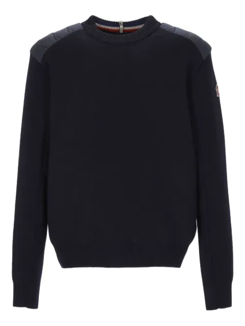 Moncler Grenoble padded-shoulder sweater Blue K20979C00004M1122