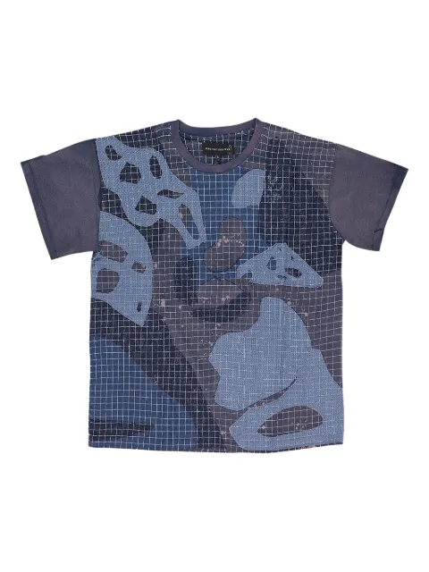 Who Decides War Grid short-sleeve T-shirt Blue 1110250010SS24