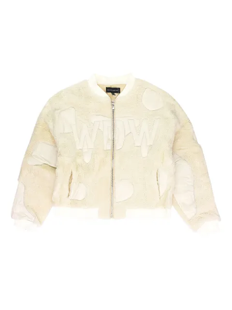 Who Decides War appliqué bomber jacket Neutrals 113001040018AW23