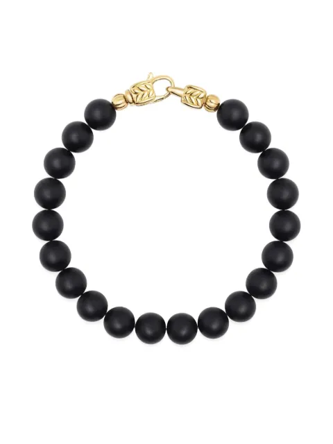 Nialaya Jewelry Healing onyx bracelet Black MCHCO726