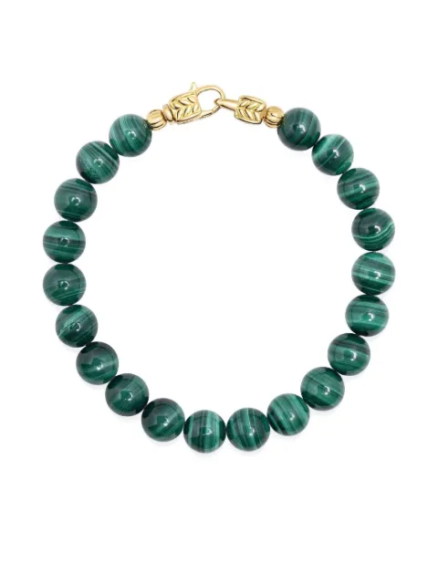 Nialaya Jewelry Healing malachite bracelet Green MCHCO725