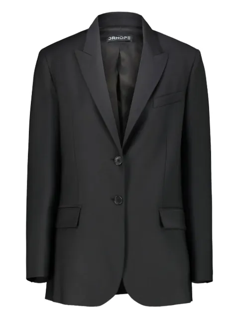 DRHOPE two-button wool blazer Black 114111