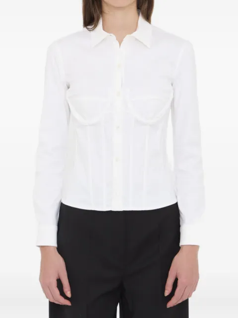 Balenciaga corset lace-up shirt White 850782TSM19