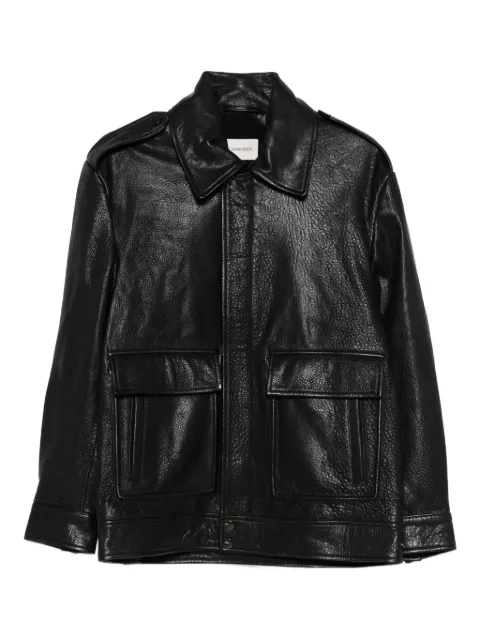 Nour Hammour Drey The It Girl leather jacket Black NH374