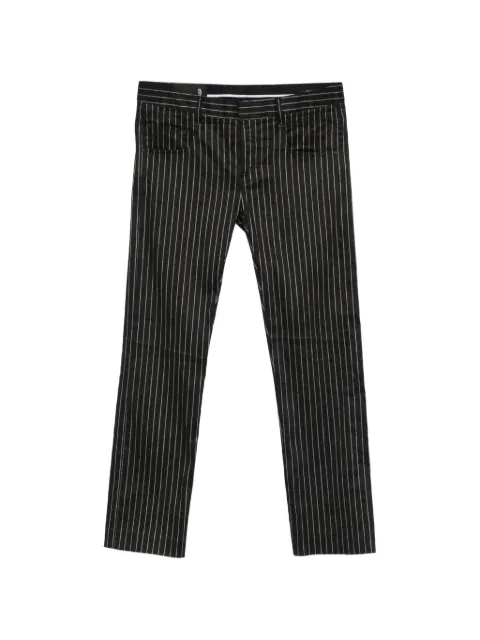 R13 striped trousers Black R13WR586