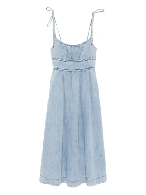 ZIMMERMANN Wanderlust sleeveless midi dress Blue 5462DRS262