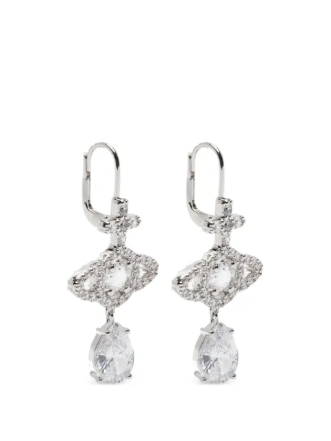 Vivienne Westwood Olympia drop earrings Silver 6202017Y02