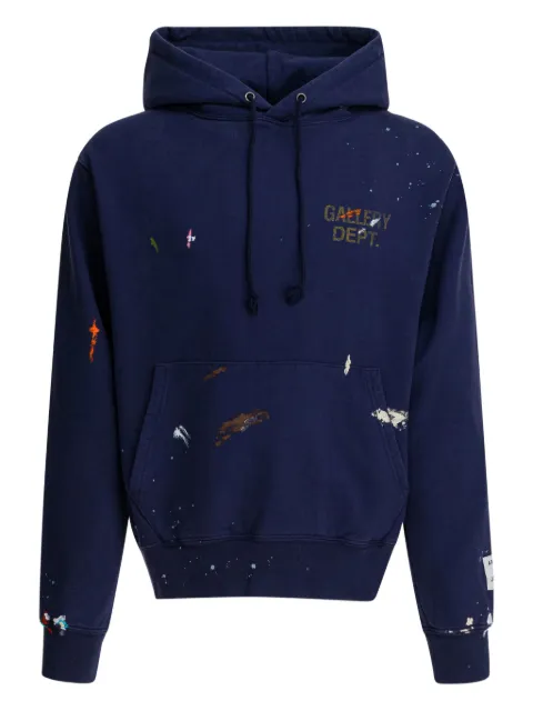 GALLERY DEPT. graphic hoodie Blue GPH50044VINTAGENAVY