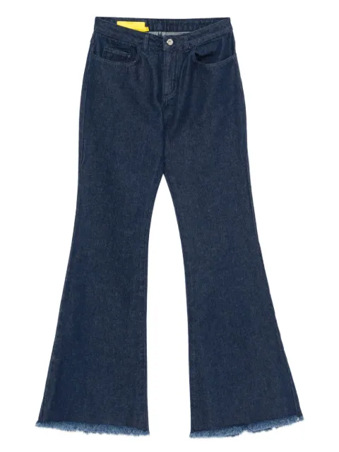 Marques'Almeida frayed jeans Blue AW25TR0164DNMBL