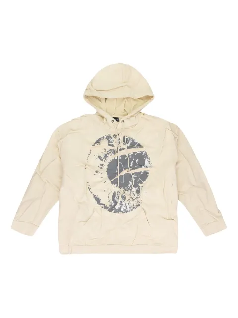 Who Decides War Gathered Eye hoodie Neutrals 1110200019SS24