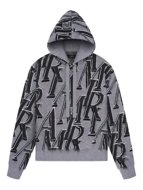 AMIRI Repeat Logo hoodie Grey PS24MKH003