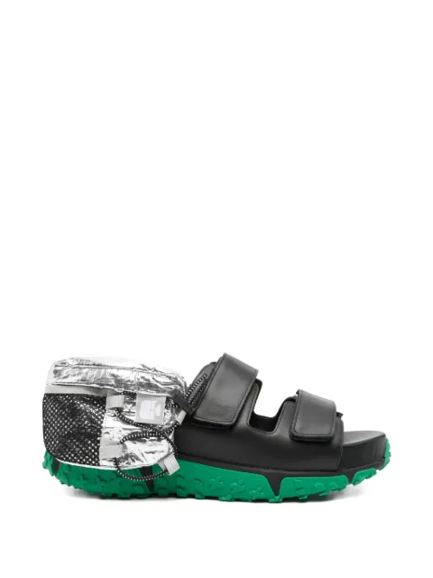 Kolor touch-strap sandals Black KOSS26FO02349
