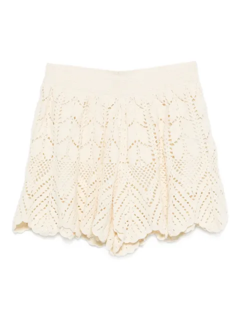 ZIMMERMANN Awaken crochet shorts White 6315ARS261