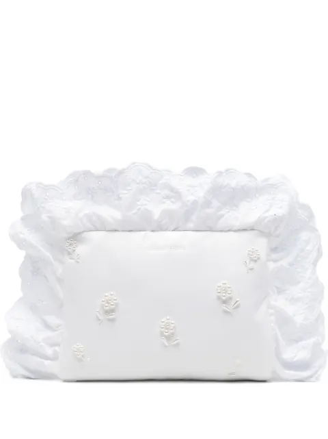 Simone Rocha embellished clutch bag White BAG218B0761