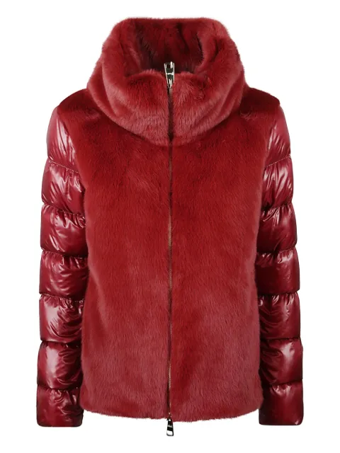Herno funnel-neck padded jacket Red PI002017D12017Z