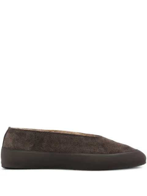 Le Monde Beryl Apres Ski shearling ballet flats Brown APSSHEBRO