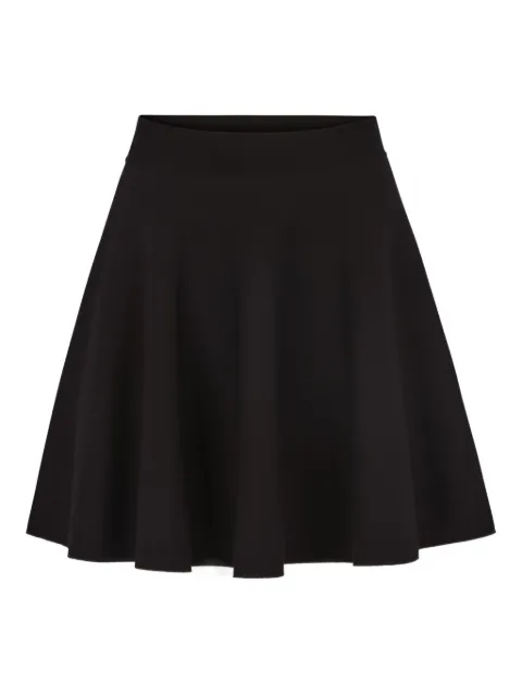 Nina Ricci skater trimmed-knit mini Skirt Black 26PMJU025ML0596