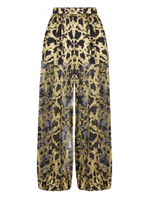 Nina Ricci printed plazzo pants Black 26PCPA022SE1420