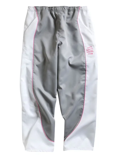 Anti Social Social Club logo-print track pants Grey TRACKPANTS