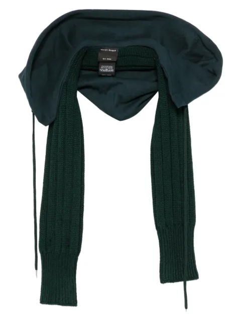 MERYLL ROGGE ribbed hat Green 900935UF25
