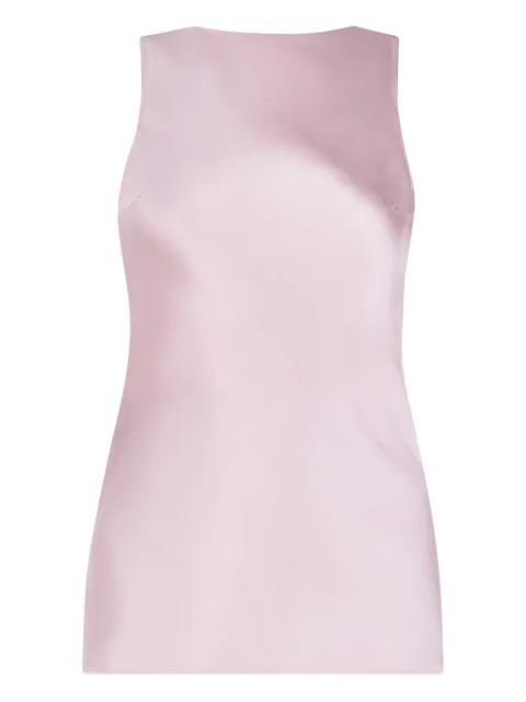 Nina Ricci draped satin halterneck blouse Pink 26PCTO011SE1415