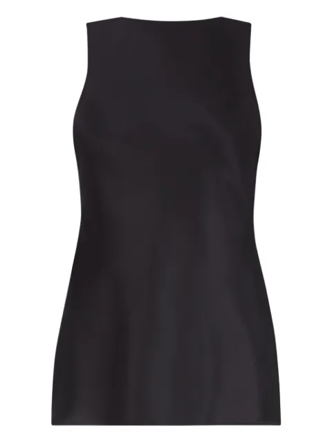 Nina Ricci drapped satin top Black 26PCTO011SE1415U9000