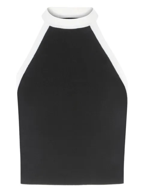 Nina Ricci halterneck knit top Black 26PMPU011ML0596