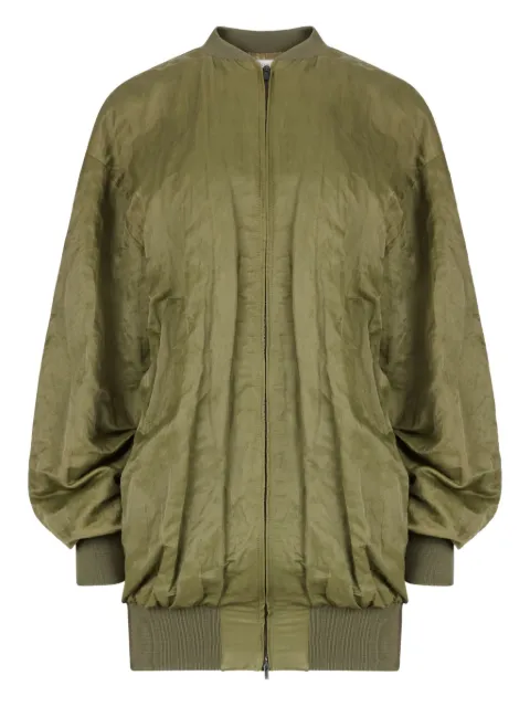 Nina Ricci Winkler votton bomber jacket Green 26PCMA007CO1109