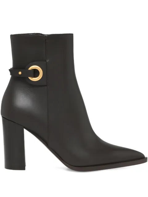 Gianvito Rossi Granada side-detail ankle boots Brown G7281285CUOCLN