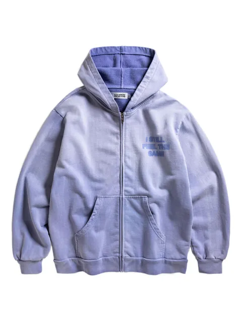 Anti Social Social Club logo-print hoodie Purple MISSINGHOODIE