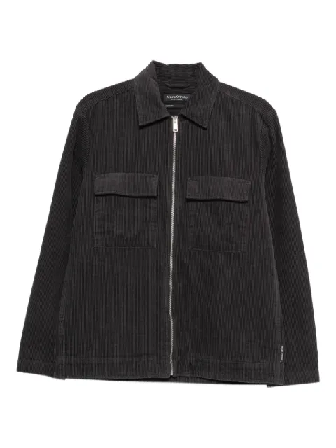 Marc O'Polo pocket zip-up overshirt Grey M29009674058