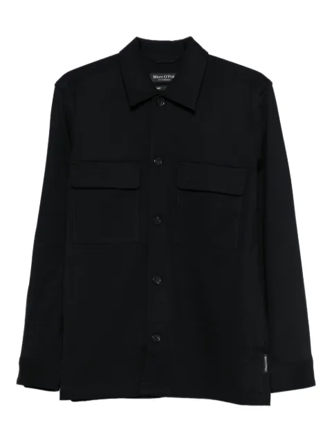Marc O'Polo buttoned pocket overshirt Blue 528405274022
