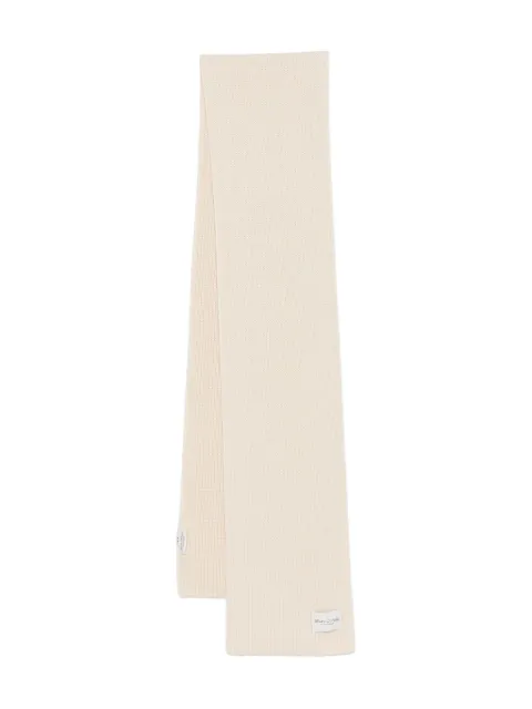Marc O'Polo ribbed scarf White 509605902223