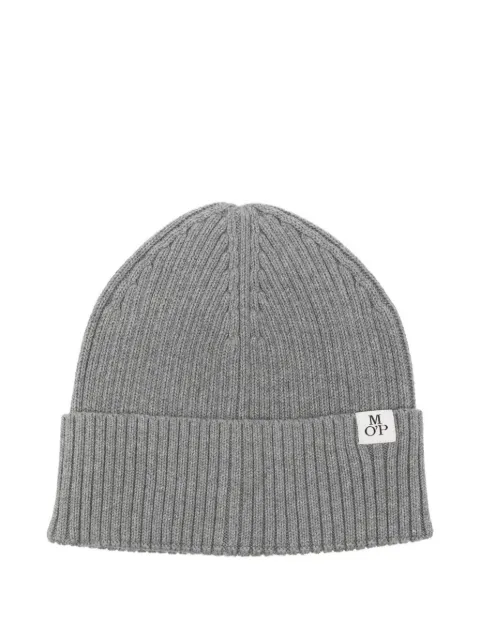 Marc O'Polo ribbed label cap Grey M29502201116
