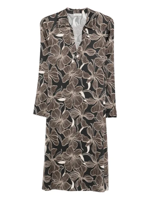 Marc O'Polo floral-print midi dress Black 510109621399
