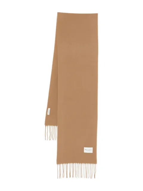 Marc O'Polo fringed scarf Brown 508805102065