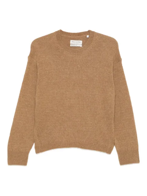 Marc O'Polo crewneck knit sweater Brown 508612160463
