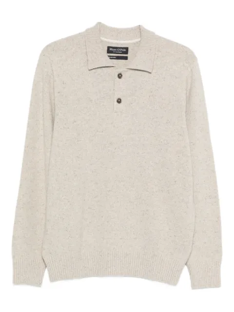 Marc O'Polo long-sleeve polo shirt Neutrals 530506660390