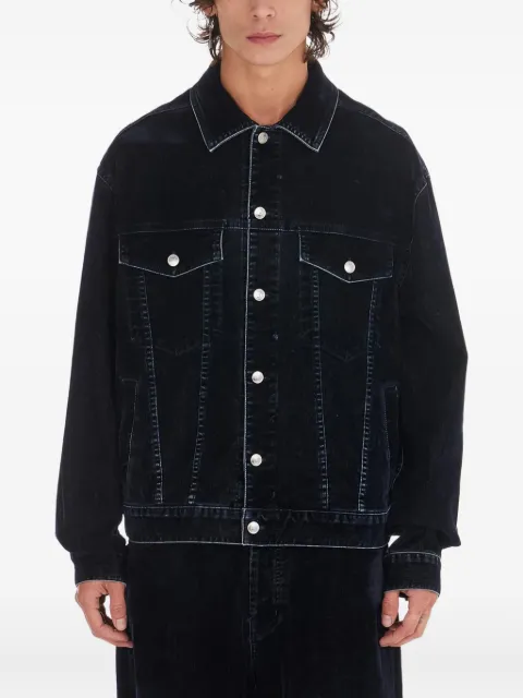 Nahmias Moleskin trucker jacket Blue W43J30D16403