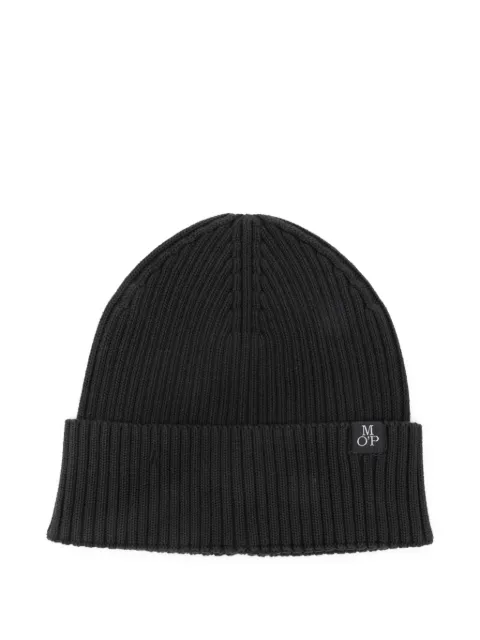 Marc O'Polo ribbed beanie hat Grey 529502201116
