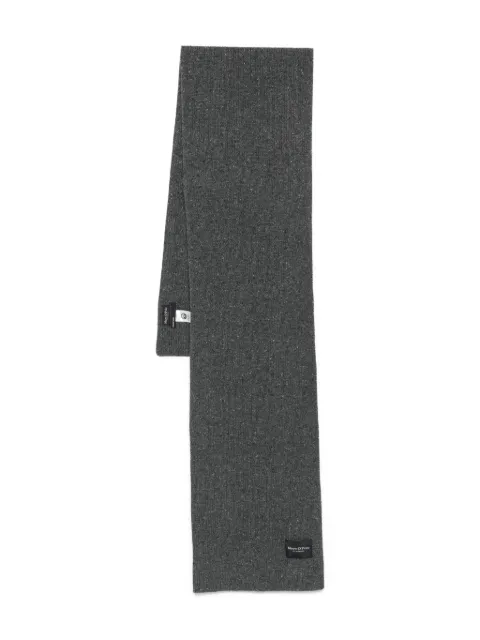 Marc O'Polo logo-patch scarf Grey 530506602044
