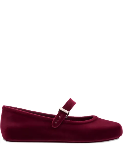 Melissa velvet ballerinas Red 37844