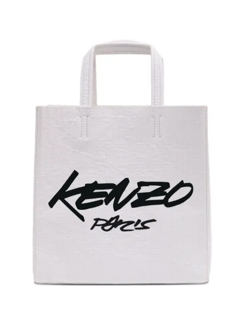 Kenzo small smooth-leather tote bag White FF62SA110L07