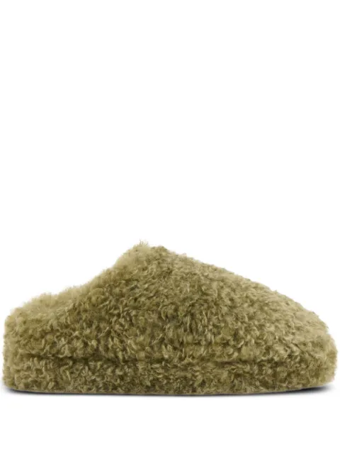 Apparis Misha bouclette slippers Green MISHABOUCLETTESLIPPER