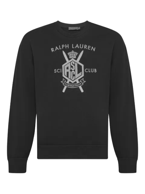 Ralph Lauren Purple Label logo print sweatshirt Black 790P02957002