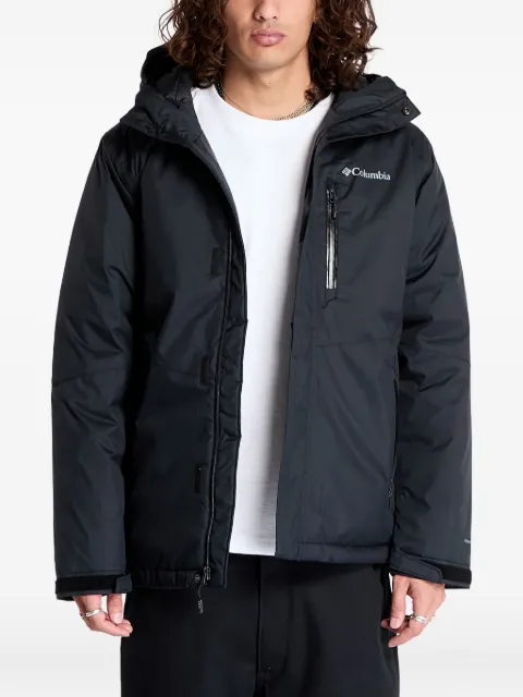 Columbia logo-print padded jacket Black 2089435010