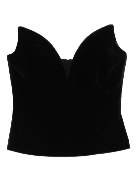 Roland Mouret sweetheart-neck top Black RMAW25058TSVB