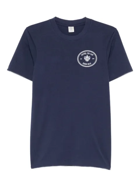 Sporty & Rich Kennedy graphic-detail T-shirt Blue TO04360666