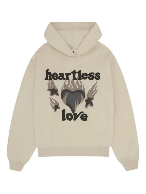 BROKEN PLANET Heartless Love hoodie Neutrals BPHLHSCBFA24007