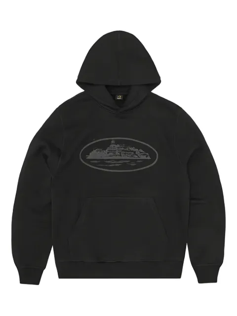 CORTEIZ Alcatraz V2 hoodie Black CRTA2HDTBLKFA24001